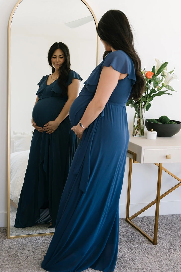 BB Custom Katya Ruffle Maxi Dress | Navy Dresses 11 BB Custom Katya Ruffle Maxi Dress | Navy Dresses