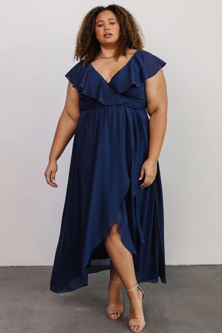 BB Custom Katya Ruffle Maxi Dress | Navy Dresses 2 BB Custom Katya Ruffle Maxi Dress | Navy Dresses