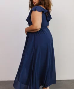 BB Custom Katya Ruffle Maxi Dress | Navy Dresses 21 BB Custom Katya Ruffle Maxi Dress | Navy Dresses