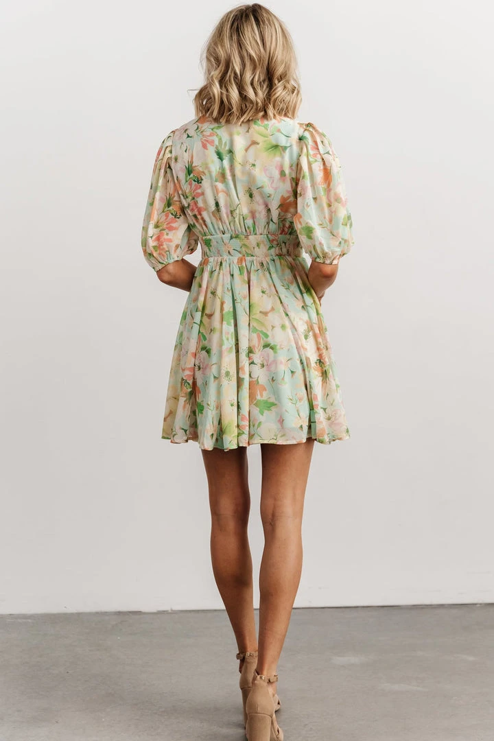 FT Keilani Short Dress | Multi Floral Dresses 6 FT Keilani Short Dress | Multi Floral Dresses