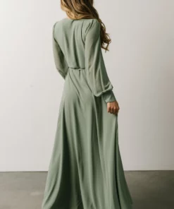 Soi Dresses Kelsey Wrap Dress | Dusty Sage 11 Soi Dresses Kelsey Wrap Dress | Dusty Sage