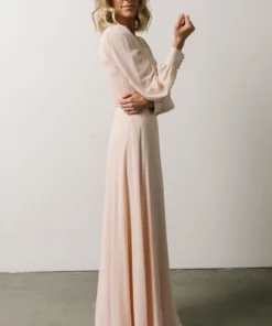 Soi Dresses Kelsey Wrap Dress | Light Peach 13 Soi Dresses Kelsey Wrap Dress | Light Peach