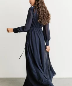 Soi Kelsey Wrap Dress | Navy Dresses