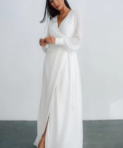 Soi Kelsey Wrap Dress | Off White Dresses