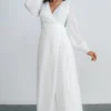 Soi Kelsey Wrap Dress | Off White Dresses