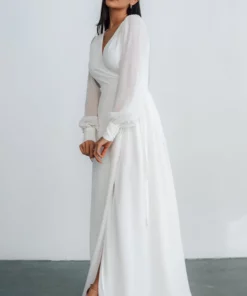 Soi Kelsey Wrap Dress | Off White Dresses