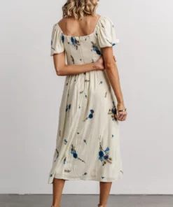 SL Kenna Midi Dress | Honeydew Floral Print