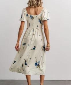 SL Kenna Midi Dress | Honeydew Floral Print