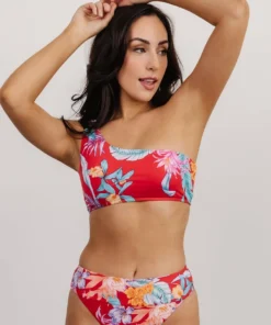 BJB Swim Keona Bikini Bottom | Red Floral