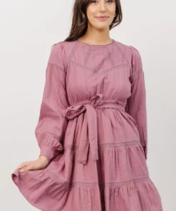 IL Keri Long Sleeve Short Dress | Orchid 9 IL Keri Long Sleeve Short Dress | Orchid