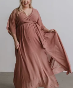 BB Custom Kia Kimono Maxi Dress | Dusty Pink Dresses 15 BB Custom Kia Kimono Maxi Dress | Dusty Pink Dresses