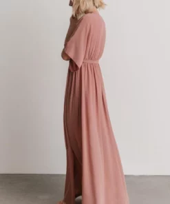 BB Custom Kia Kimono Maxi Dress | Dusty Pink Dresses 18 BB Custom Kia Kimono Maxi Dress | Dusty Pink Dresses