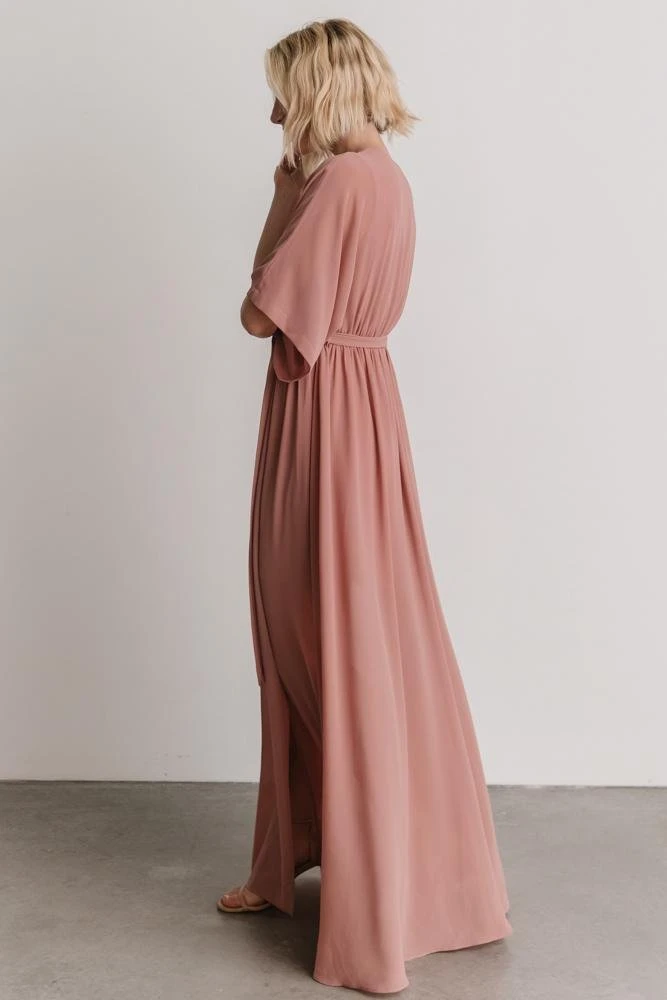 BB Custom Kia Kimono Maxi Dress | Dusty Pink Dresses 9 BB Custom Kia Kimono Maxi Dress | Dusty Pink Dresses