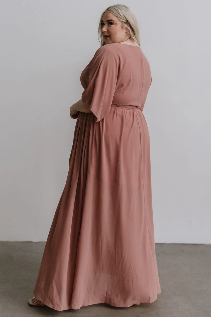 BB Custom Kia Kimono Maxi Dress | Dusty Pink Dresses 8 BB Custom Kia Kimono Maxi Dress | Dusty Pink Dresses