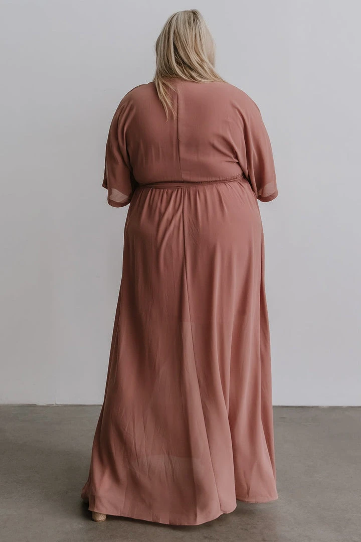 BB Custom Kia Kimono Maxi Dress | Dusty Pink Dresses 10 BB Custom Kia Kimono Maxi Dress | Dusty Pink Dresses