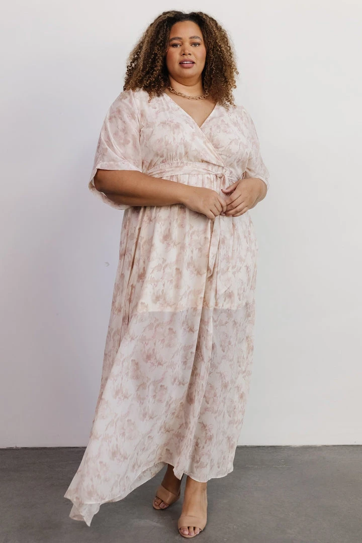 BB Custom Kia Kimono Maxi Dress | Mauve Print Dresses 4 BB Custom Kia Kimono Maxi Dress | Mauve Print Dresses