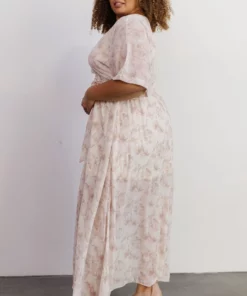 BB Custom Kia Kimono Maxi Dress | Mauve Print Dresses 18 BB Custom Kia Kimono Maxi Dress | Mauve Print Dresses