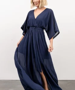 BB Custom Dresses Kia Kimono Maxi Dress | Navy 13 BB Custom Dresses Kia Kimono Maxi Dress | Navy
