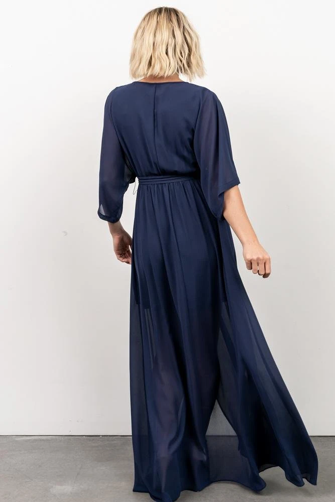 BB Custom Dresses Kia Kimono Maxi Dress | Navy 7 BB Custom Dresses Kia Kimono Maxi Dress | Navy