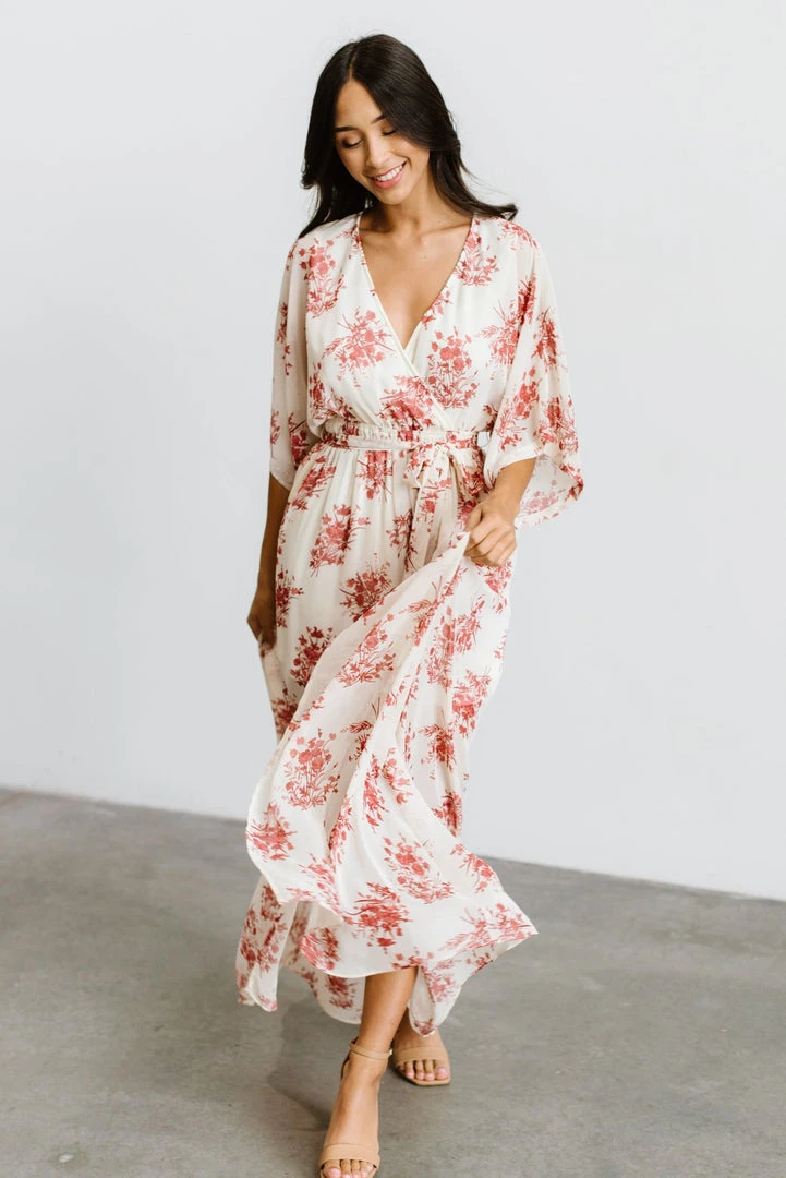 BB Custom Kia Kimono Maxi Dress | Red Floral 13 BB Custom Kia Kimono Maxi Dress | Red Floral