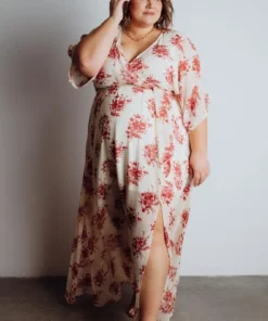 BB Custom Kia Kimono Maxi Dress | Red Floral 25 BB Custom Kia Kimono Maxi Dress | Red Floral