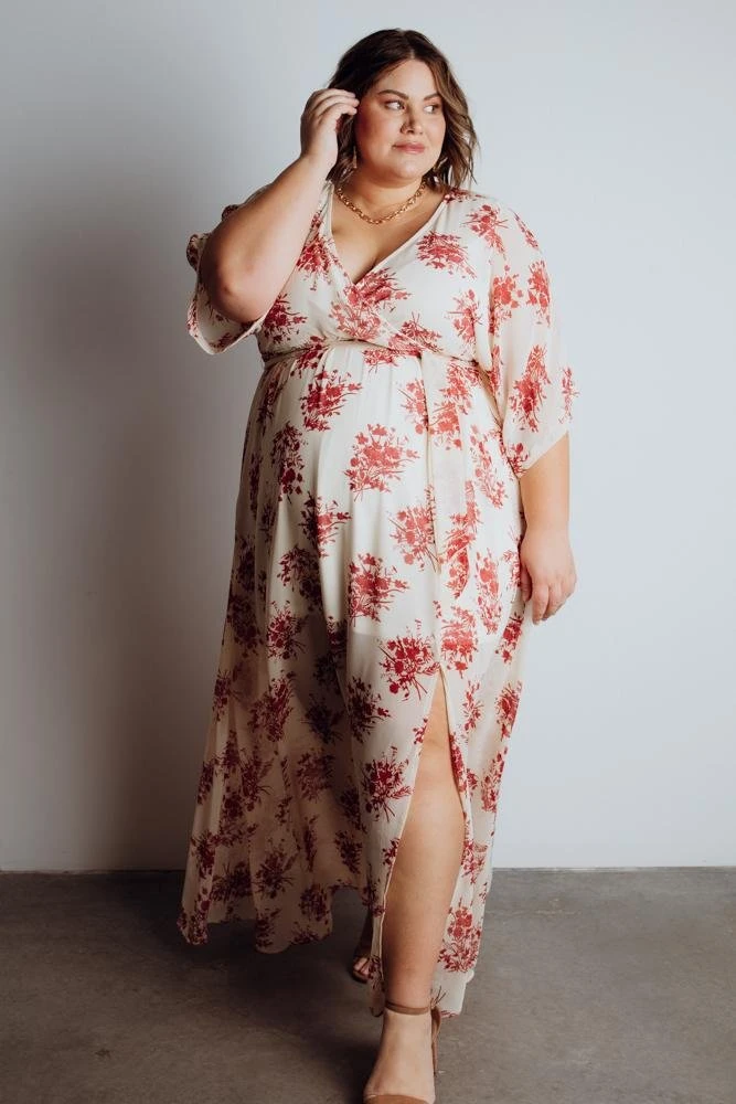 BB Custom Kia Kimono Maxi Dress | Red Floral 12 BB Custom Kia Kimono Maxi Dress | Red Floral