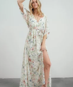 BB Custom Kia Kimono Maxi Dress | Spring Floral Dresses