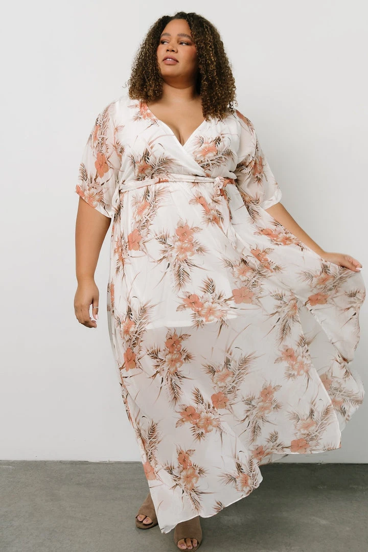 BB Custom Kia Kimono Maxi Dress | Sunset Floral 8 BB Custom Kia Kimono Maxi Dress | Sunset Floral