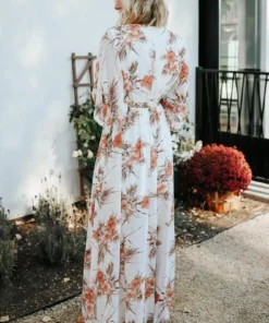 BB Custom Kia Kimono Maxi Dress | Sunset Floral 23 BB Custom Kia Kimono Maxi Dress | Sunset Floral
