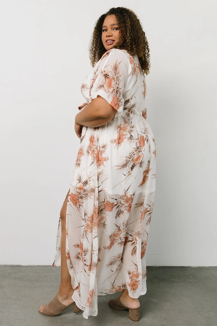 BB Custom Kia Kimono Maxi Dress | Sunset Floral 9 BB Custom Kia Kimono Maxi Dress | Sunset Floral