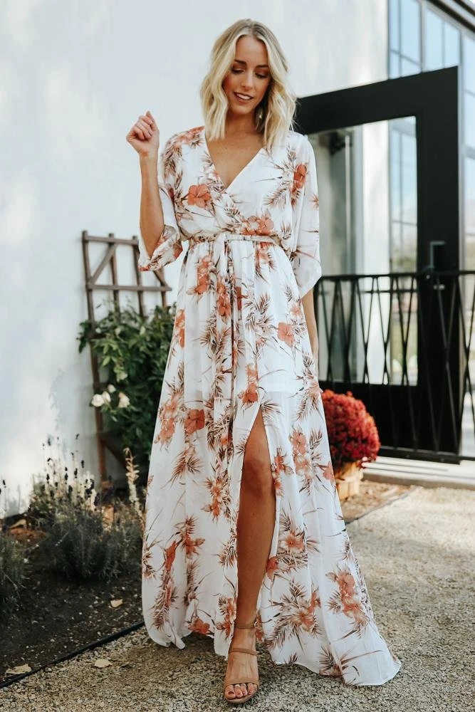 BB Custom Kia Kimono Maxi Dress | Sunset Floral 1 BB Custom Kia Kimono Maxi Dress | Sunset Floral