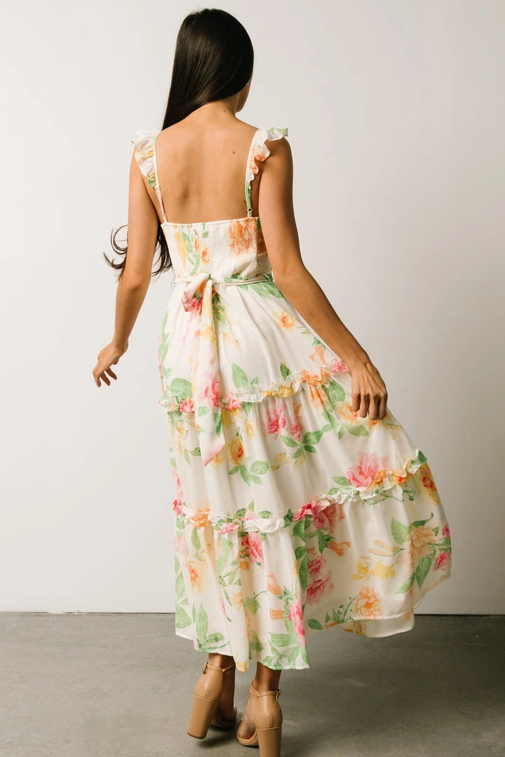 FT Kiara Midi Dress | Watercolor Floral Dresses 3 FT Kiara Midi Dress | Watercolor Floral Dresses