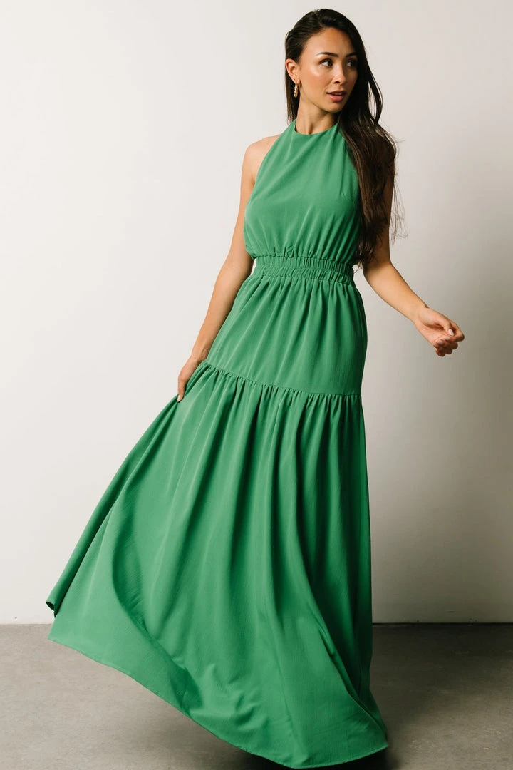 FT Dresses Knoxville Halter Maxi Dress | Green 3 FT Dresses Knoxville Halter Maxi Dress | Green