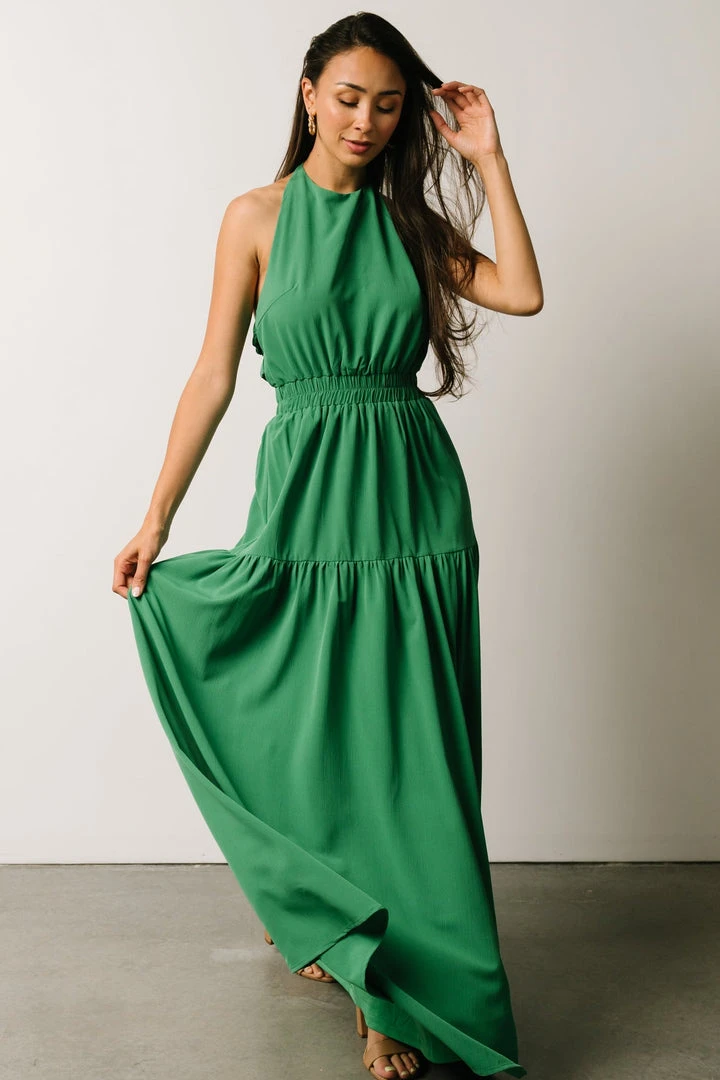 FT Dresses Knoxville Halter Maxi Dress | Green 5 FT Dresses Knoxville Halter Maxi Dress | Green