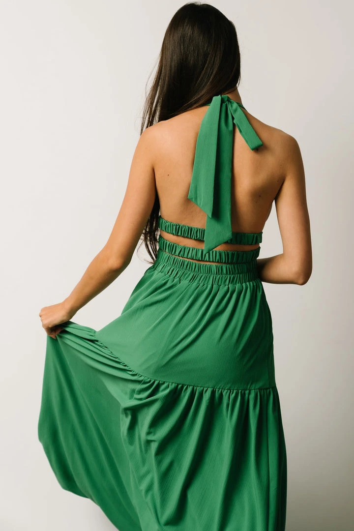 FT Dresses Knoxville Halter Maxi Dress | Green 9 FT Dresses Knoxville Halter Maxi Dress | Green