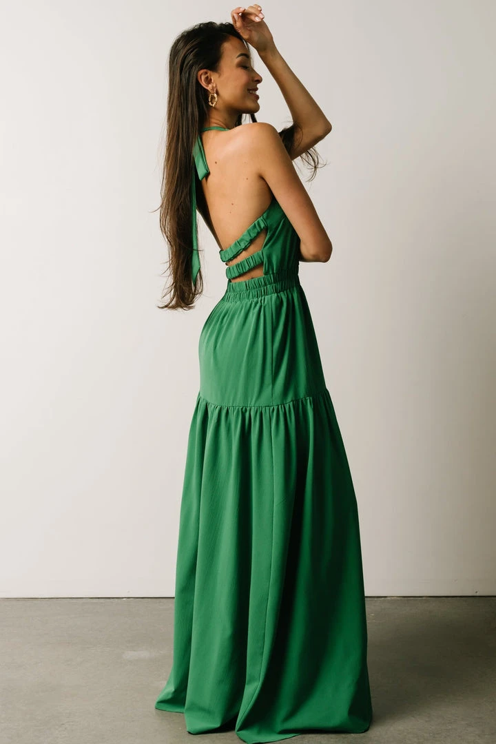 FT Dresses Knoxville Halter Maxi Dress | Green 7 FT Dresses Knoxville Halter Maxi Dress | Green