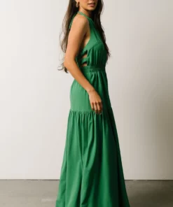 FT Dresses Knoxville Halter Maxi Dress | Green 14 FT Dresses Knoxville Halter Maxi Dress | Green