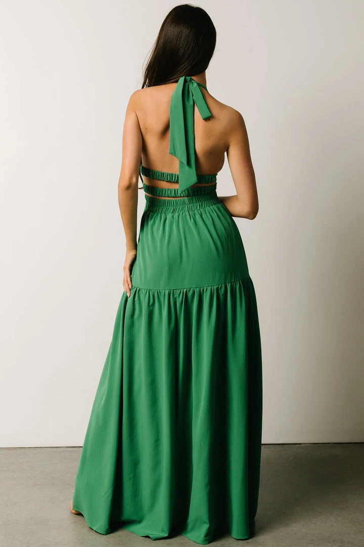 FT Dresses Knoxville Halter Maxi Dress | Green 2 FT Dresses Knoxville Halter Maxi Dress | Green