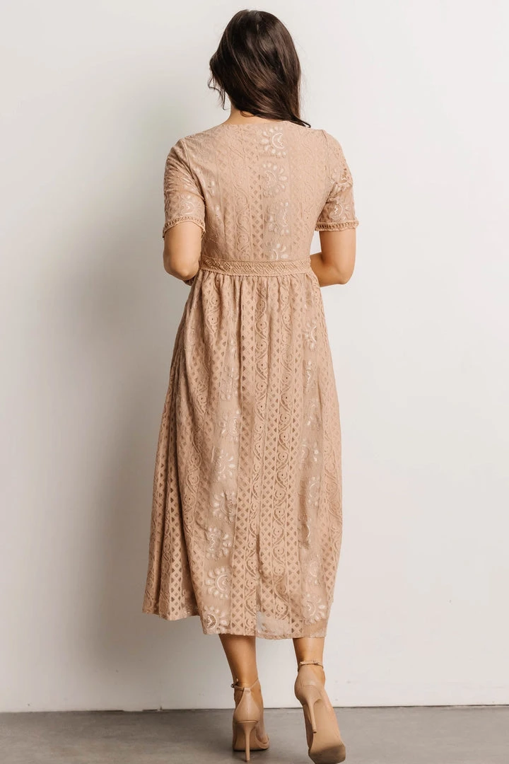 POL Dresses Kody Lace Dress | Sand 6 POL Dresses Kody Lace Dress | Sand