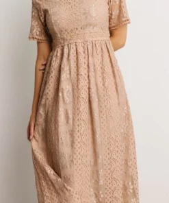 POL Dresses Kody Lace Dress | Sand 15 POL Dresses Kody Lace Dress | Sand