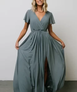Dresses Kristina Maxi Dress | Dusty Blue