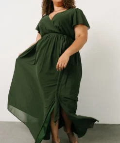 Kristina Maxi Dress | Green Dresses