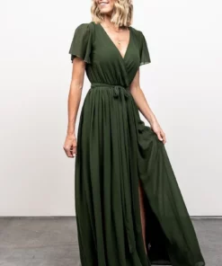 Kristina Maxi Dress | Green Dresses