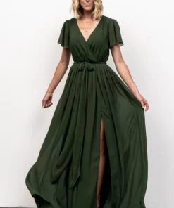 Kristina Maxi Dress | Green Dresses