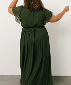 Kristina Maxi Dress | Green Dresses