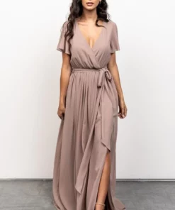 Kristina Maxi Dress | Taupe 19 Kristina Maxi Dress | Taupe
