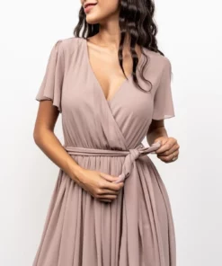 Kristina Maxi Dress | Taupe 17 Kristina Maxi Dress | Taupe