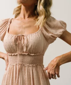 IL Dresses Labelle Swiss Dot Mini Dress | Blush 13 IL Dresses Labelle Swiss Dot Mini Dress | Blush