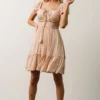 IL Dresses Labelle Swiss Dot Mini Dress | Blush