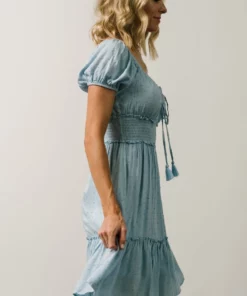 IL Labelle Swiss Dot Mini Dress | Sky Blue 10 IL Labelle Swiss Dot Mini Dress | Sky Blue